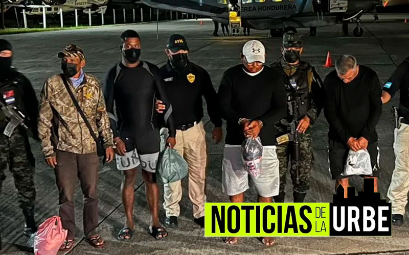 Detienen a Colombianos en Honduras por narcotráfico con Cocaína