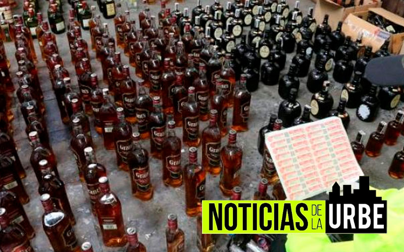 En Medellín, se incautaron al rededor de 300 botellas de licor adulterado