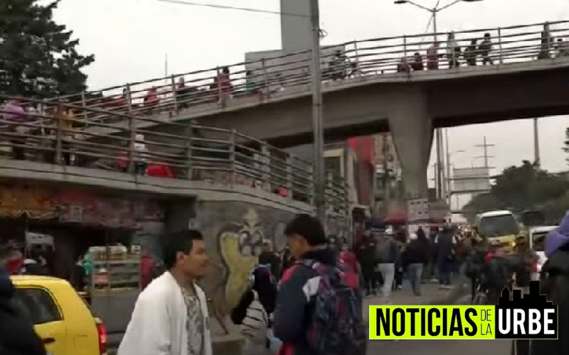 Conductores de buses se manifiestan por Soacha, paralizando este sector de Bogotá