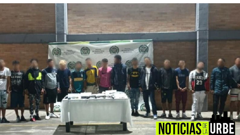 En Bogotá fueron detenidos a 17 presuntos integrantes de la banda de extorsionistas «Satanás»