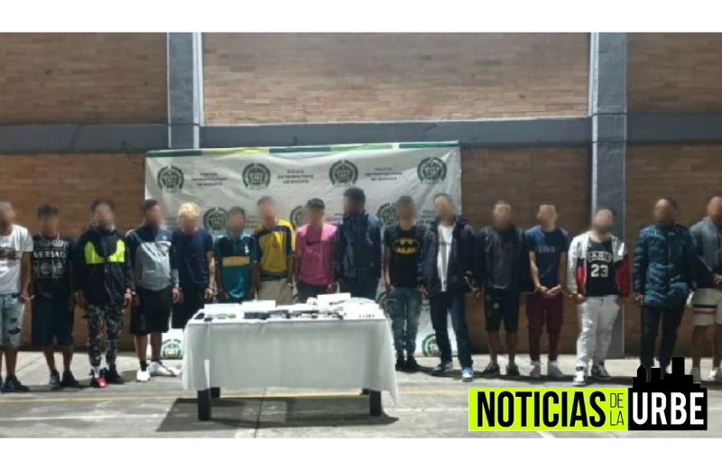 En Bogotá fueron detenidos a 17 presuntos integrantes de la banda de extorsionistas «Satanás»
