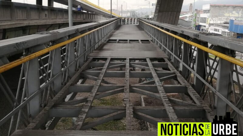 Mujer fue victima del mal estado de los puentes de Bogotá y dice no haber recibido respuesta de la administración distrital