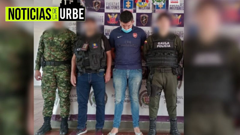 CTI de Cundinamarca en un operativo detuvo al Gordo Cesar, delincuente de alto perfil