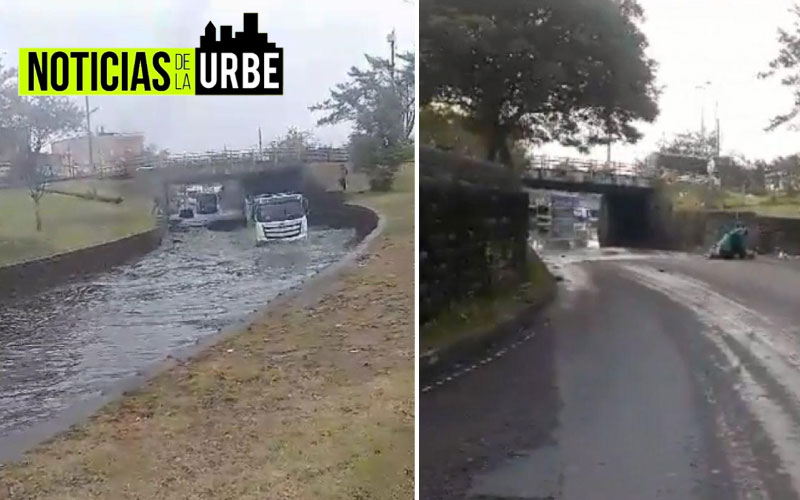 Localidad Rafael Uribe experimenta fuertes inundaciones por lluvias