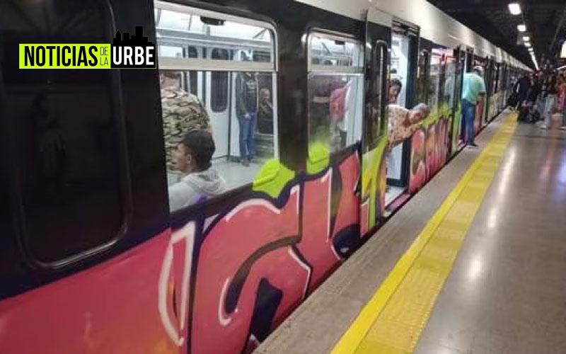 Metro de Medellín busca dar con los responsables que pintarrajearon uno de sus trenes. Ofrecen cuantiosa suma