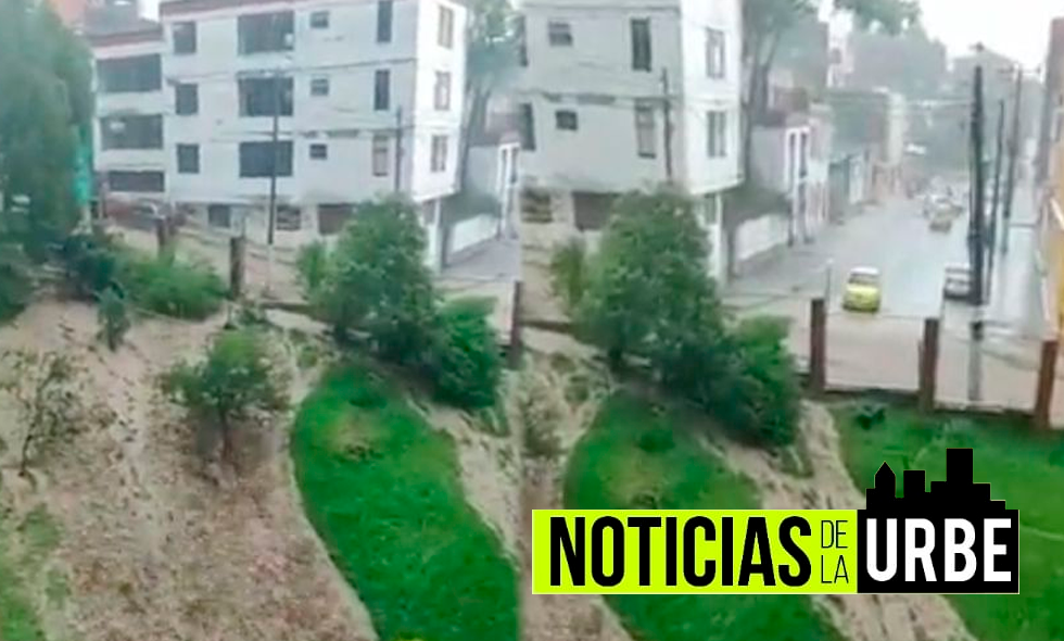 Cierre por desbordamiento de quebradas en la vía que comunica Bogotá con Villavicencio