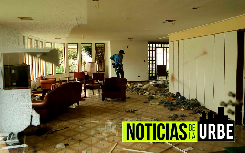 El consulado de Venezuela en Bogotá se encuentra en ruinas