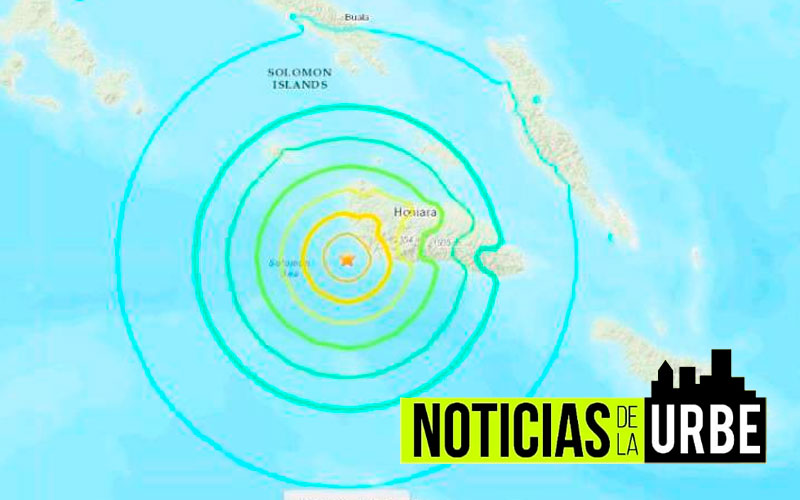 Hay una fuerte alerta de tsunami en el océano pacífico