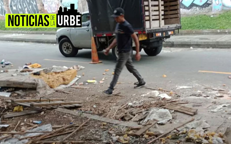 Alcaldía de Medellín impuso fuerte sanción a dos ciudadanos que amenazaron a funcionarios y tiraron escombros