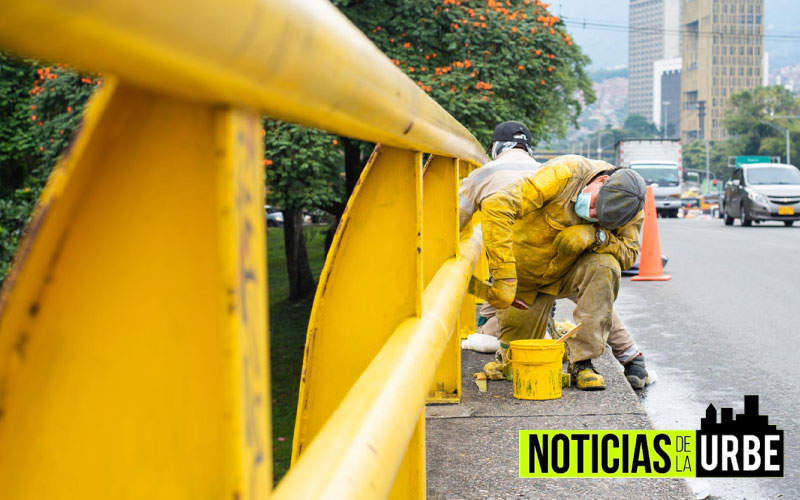 Alcaldía de Medellín a entrado esfuerzos en hacer mantenimiento a defensas viales en la ciudad