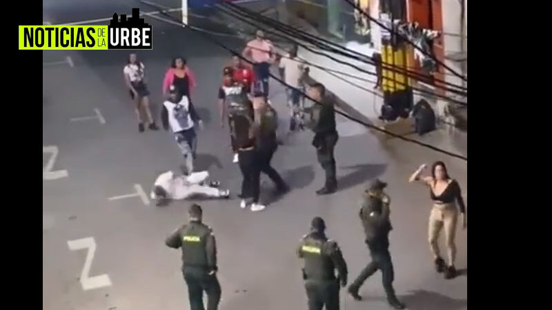 Policía Nacional abre investigación contra policía que repetidamente golpeó con su bolillo a un civil desarmado en Segovia, Antioquia