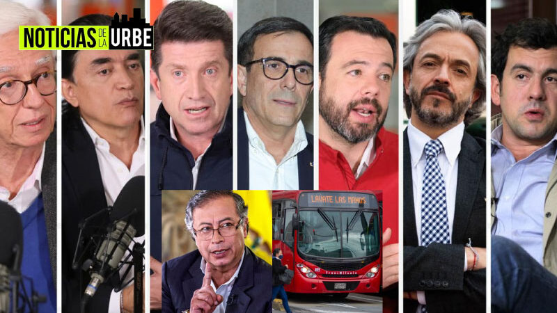Estos fueron los pensamientos de los candidatos a la alcaldía de Bogotá sobre la propuesta del presidente Gustavo Petro sobre el transporte público