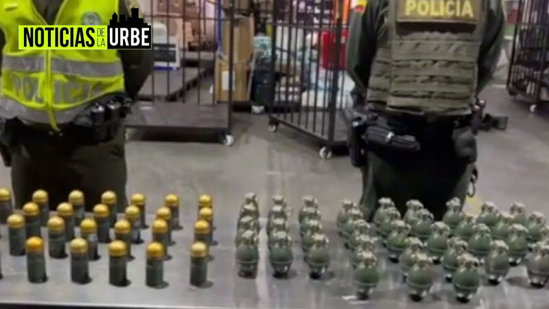 Policía incautó ingentes cantidades de granadas en Villavicencio