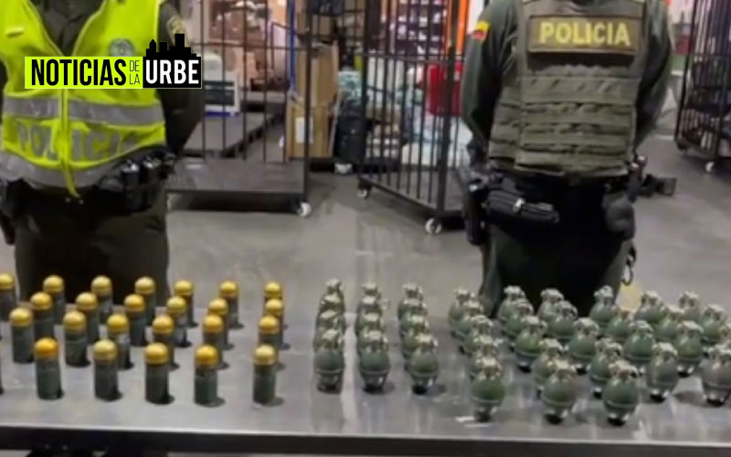 Policía incautó ingentes cantidades de granadas en Villavicencio